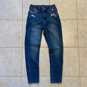 American Eagle Dark Wash Mom Jean
